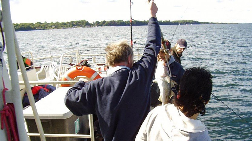 Vellykket fisketur på Øresund