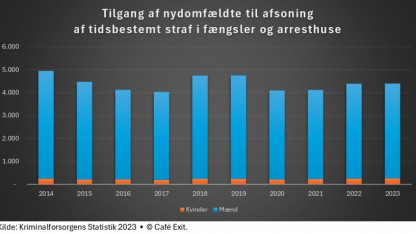 Antallet af nyindsatte, der skal afsone fængselsdom, er lavere end for 10 år siden