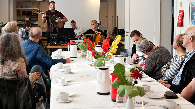 Medlemmer af Fangekoret spillede ved kultureftermiddag i Aarhus