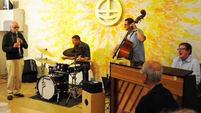 Lennarts jazzband spiller ved kultureftermiddagen i København