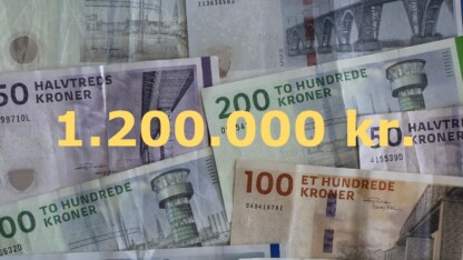 Bruger fik eftergivet gæld på 1,2 mio. kroner