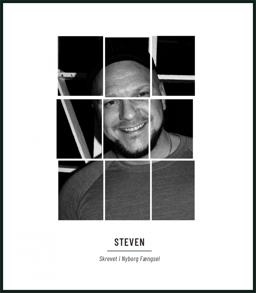 Foto af Steven fra bogen "Fængslende Fortællinger".